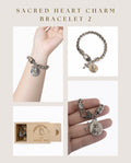 Sacred Heart Charm Bracelet 2