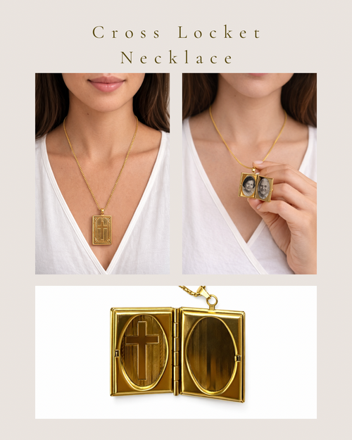 Cross Locket Necklace
