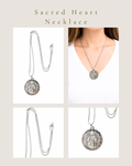 Sacred Heart Medallion Necklace