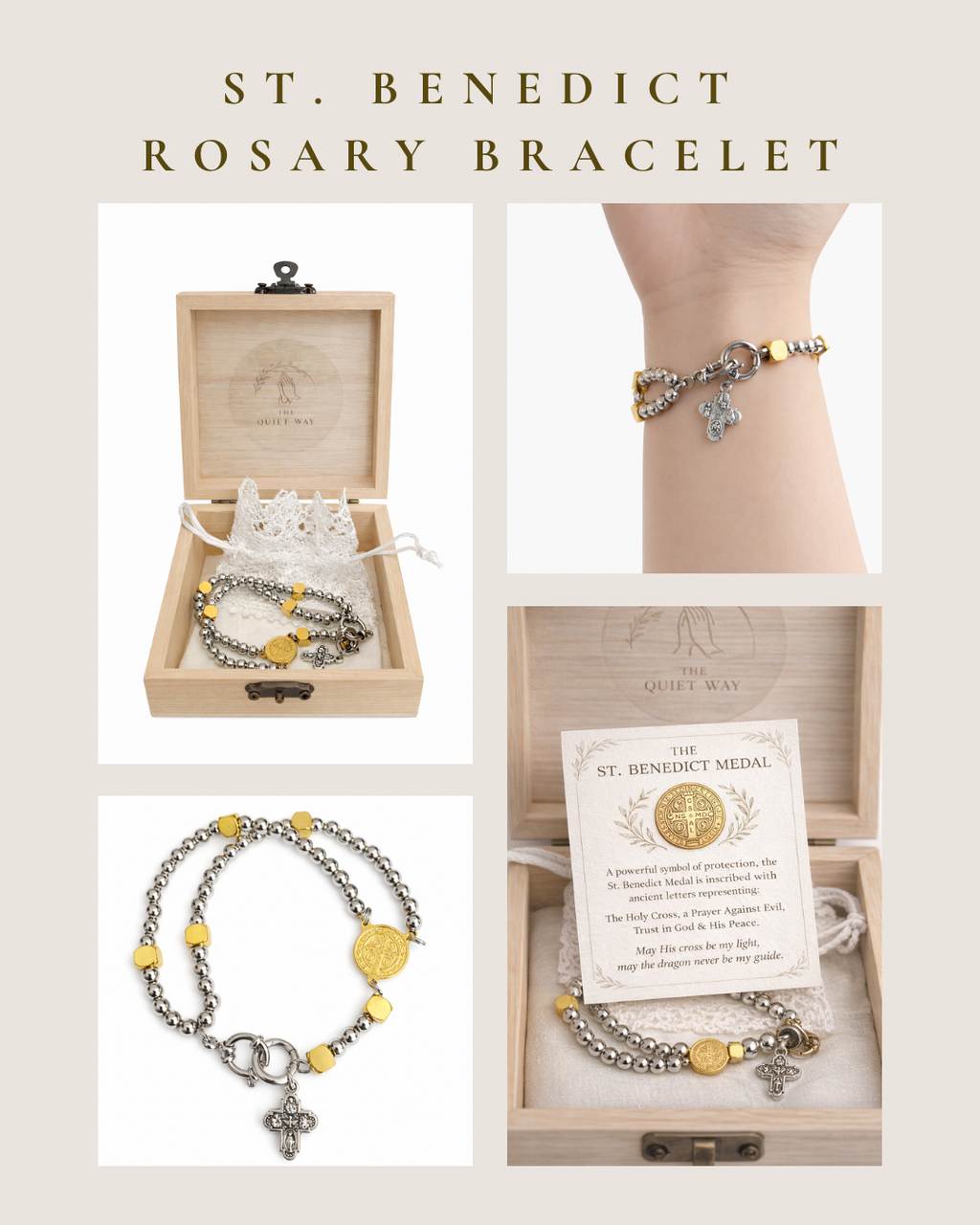 St. Benedict Rosary Bracelet